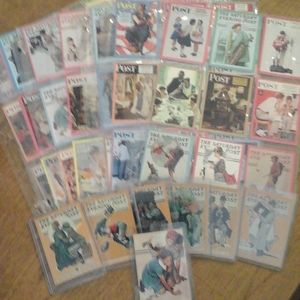 Norman Rockwell collector cards set